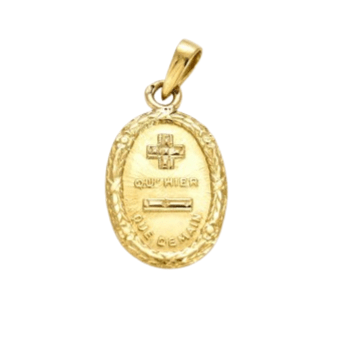 Pendentif AUGIS - Médaille d'Amour en or jaune 58 Facettes DV0853-3