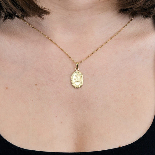 Pendentif AUGIS - Médaille d'Amour en or jaune 58 Facettes DV0853-3