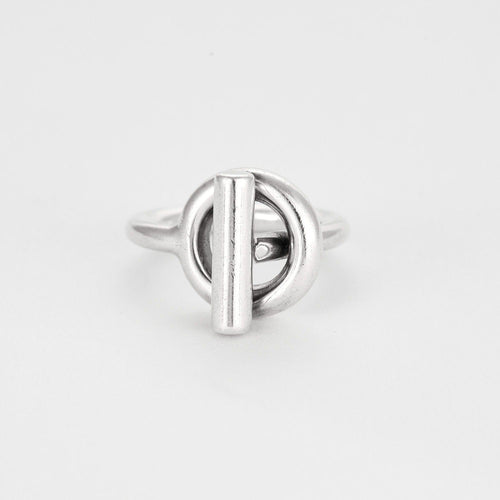 Bague 51.5 HERMÈS - Echappée - Bague en argent moyen modèle 58 Facettes DV11375-5-515-3