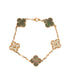 VAN CLEEF & ARPELS - Vintage Alhambra - Bracelet or rose, nacre grise et diamants