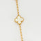 Collier VAN CLEEF & ARPELS - Vintage Alhambra - Sautoir Or Jaune et Nacre Blanche 20 Motifs 58 Facettes DV0830-12