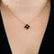 Collier VAN CLEEF & ARPELS - Vintage Alhambra - Holiday Pendant 2023 - Collier or rose et obsidienne 58 Facettes DV0830-17