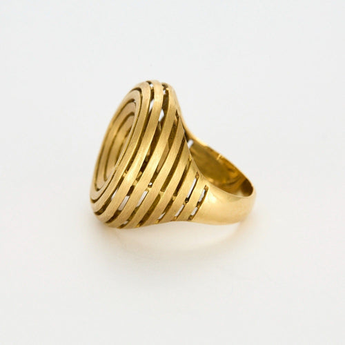 Bague 56 Bague or jaune amati et diamant 58 Facettes DV0924-1-56-3