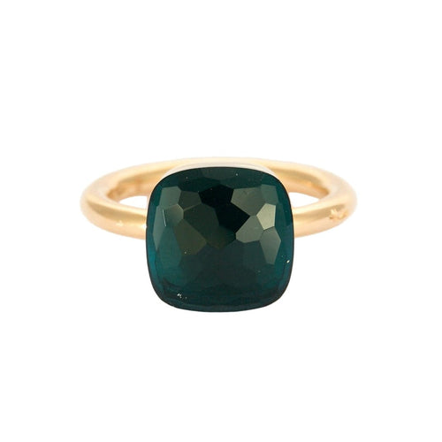 Bague 56 POMELLATO - Nudo Maxi - Bague or rose et Topaze Blue London 58 Facettes DV0942-1-56-3