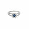 Bague 56 MAUBOUSSIN - My blue Love - Bague en or blanc, saphir et diamants.  58 Facettes DV11563-1-56-3