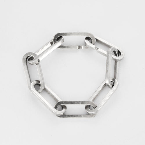 Bracelet Dinh Van Bracelet Argent -  Maillon XL 58 Facettes DV1747-14