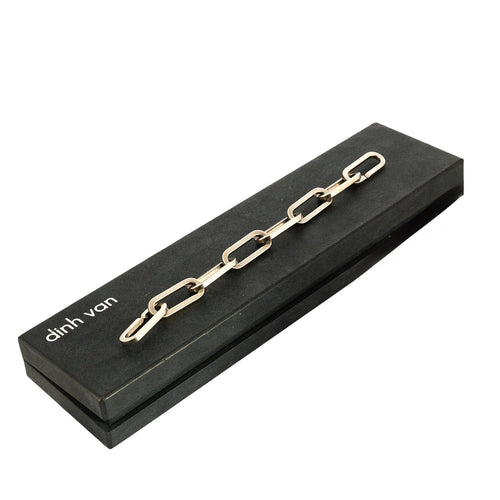 Bracelet Dinh Van Bracelet Argent -  Maillon XL 58 Facettes DV1747-14