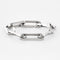 Bracelet Dinh Van Bracelet Argent -  Maillon XL 58 Facettes DV1747-14