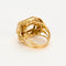 Bague 55 Bague en or jaune et citrine 58 Facettes DV11045-5-55