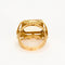 Bague 55 Bague en or jaune et citrine 58 Facettes DV11045-5-55