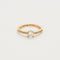 Bague 48 Bague solitaire or jaune et diamants 58 Facettes DV5464-1-48-2
