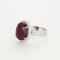 Bague 52 Bague en or gris et rubis et diamants 58 Facettes DV10063-1-52-1