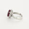 Bague 52 Bague en or gris et rubis et diamants 58 Facettes DV10063-1-52-1