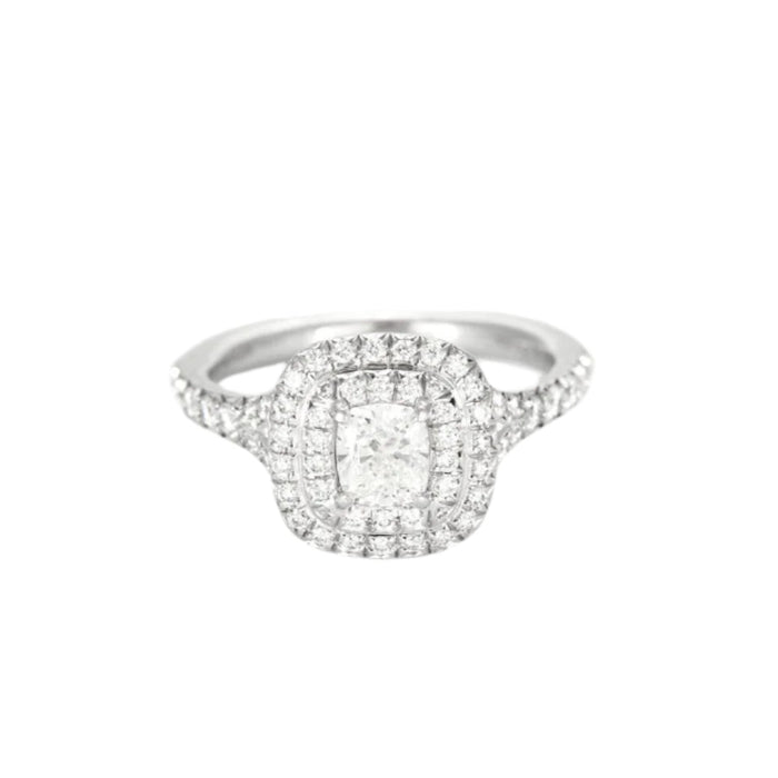 Tiffany & Co. Bague TIFFANY & CO - Bague Soleste Diamant taille coussin