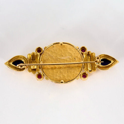 Broche ILIAS LALAOUNIS - Important Broche sculpturale or jaune 58 Facettes DV0960-4