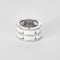 Bague 52 CHANEL - ULTRA - Bague céramique blanche, or gris et diamants. 58 Facettes DV11960-2-52-1
