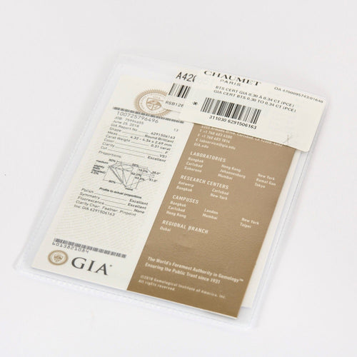 Bague 50 CHAUMET - Bague Solitaire Bee my Love or rose et diamants 58 Facettes DV7745-2