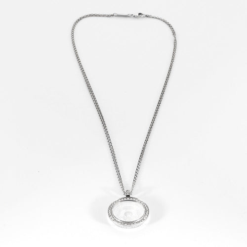 Pendentif CHOPARD - Pendentif Happy Spirit en or blanc 18K (750 Millièmes) et diamants 58 Facettes DV0925-5