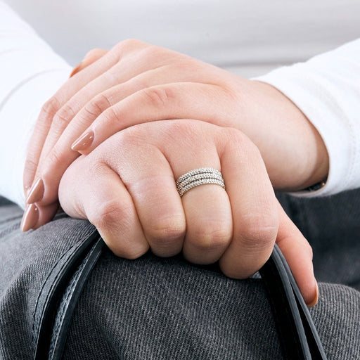 Bague 52 MAUBOUSSIN - Bague Le Premier Jour en or blanc et diamants. 58 Facettes DV6598-13-52-2