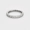 Bague 57 Alliance platine, or gris et diamants 58 Facettes DV4754-16-57-3