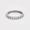 Bague 57 Alliance platine, or gris et diamants 58 Facettes DV4754-16-57-3
