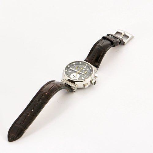Montre LOUIS VUITTON - Love Cup - Montre acier et diamants 58 Facettes DV0938-1