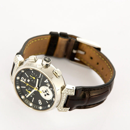 Montre LOUIS VUITTON - Love Cup - Montre acier et diamants 58 Facettes DV0938-1