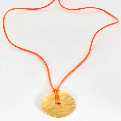 Pendentif DINH VAN - Pi - Pendentif en or martellé 58 Facettes DV12511-3