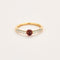 Bague 53 POMELLATO -  M'ama Non M'ama - Bague en or rose grenat et diamants 58 Facettes DV0014-9