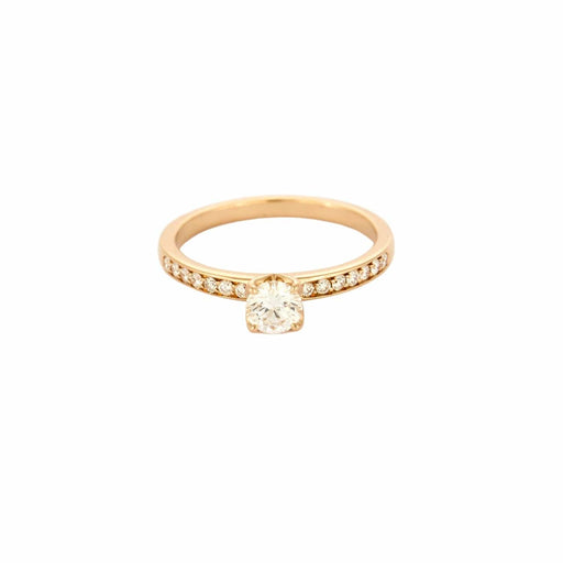 Bague 50 FRED - Delphine - Bague solitaire en or rose et diamants 58 Facettes DV0970-2