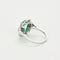 Bague 52 Bague en or gris , Emeraude de Colombie et diamants 58 Facettes DV11451-5-52-2