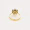 Bague 49 Bague "Fleur" or jaune, diamants et saphir 58 Facettes DV0974-6-49-2