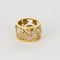 Anneau or jaune et diamants
