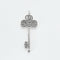 Pendentif TIFFANY - Fleur de lys - Pendentif Clef platine et diamants 58 Facettes DV0707-3