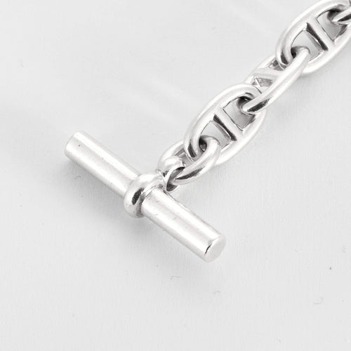 Bracelet HERMES - Bracelet chaîne d'ancre en argent, grand modèle 58 Facettes DV0981-1