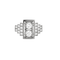 Bague 49 Bague platine diamants 58 Facettes DV0982-1-49-2