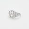 Bague 49 Bague platine diamants 58 Facettes DV0982-1-49-2