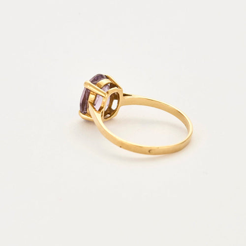 Bague 56 Bague  en or jaune et améthyste 58 Facettes DV4845-6-56-3