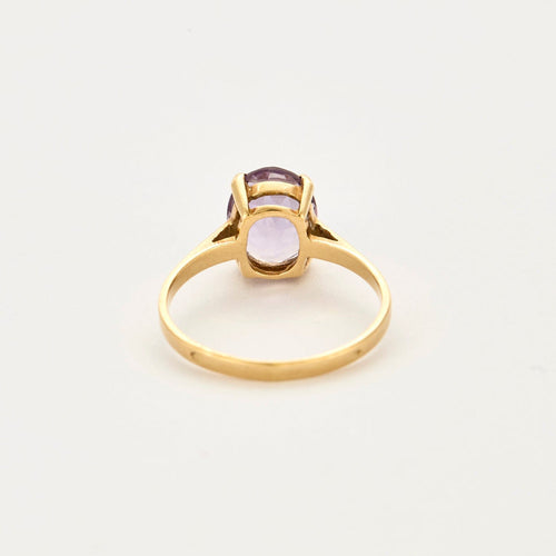 Bague 56 Bague  en or jaune et améthyste 58 Facettes DV4845-6-56-3