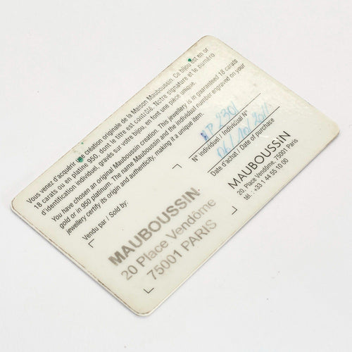 Bague 54 MAUBOUSSIN - Le Premier Jour - Bague en or gris et diamants 58 Facettes DV6598-14