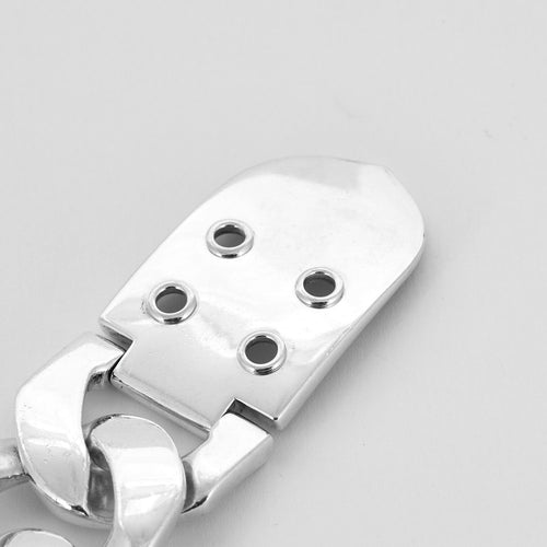 Bracelet HERMÈS - Bracelet Sellier Grand Modèle Hermès en Argent 58 Facettes DV0976-1