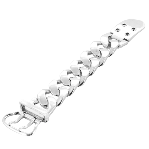 Bracelet HERMÈS - Bracelet Sellier Grand Modèle Hermès en Argent 58 Facettes DV0976-1