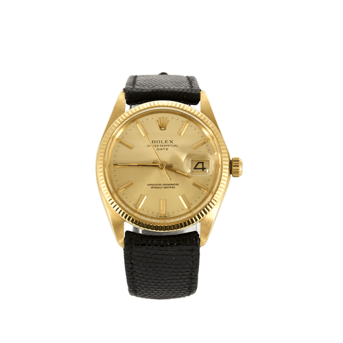Montre ROLEX - Oyster Perpetual Date - Montre or jaune 58 Facettes DV11652-2