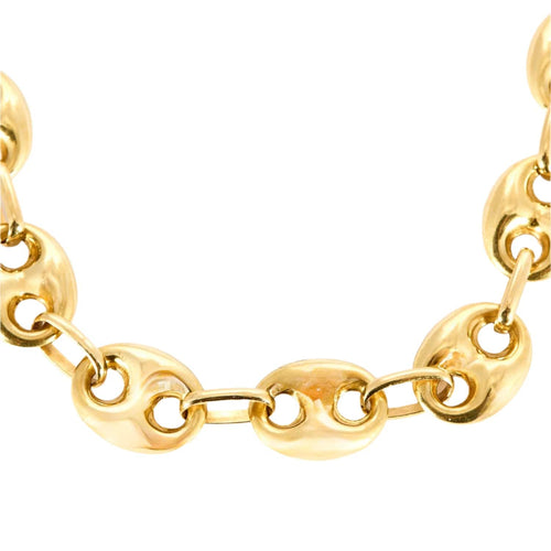 Collier Collier en or jaune à mailles grain de café 58 Facettes DV12883-5