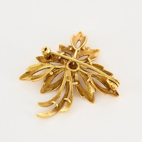 Broche Broche Fleur en or jaune, saphir et rubis 58 Facettes DV0853-12