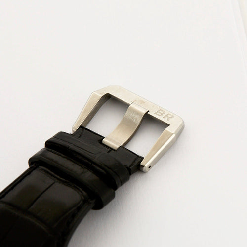 Montre BELL & ROSS - Montre automatique Bell & Ross BR0392 en acier inoxydable et bracelet en cuir. 58 Facettes DV12249-4