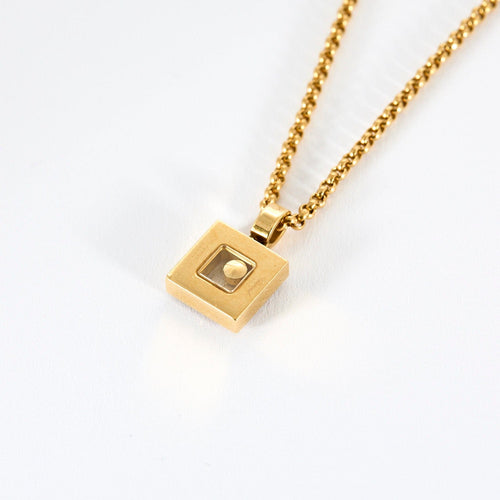 Collier CHOPARD - Happy Diamonds - Collier or jaune et diamants 58 Facettes DV11970-1