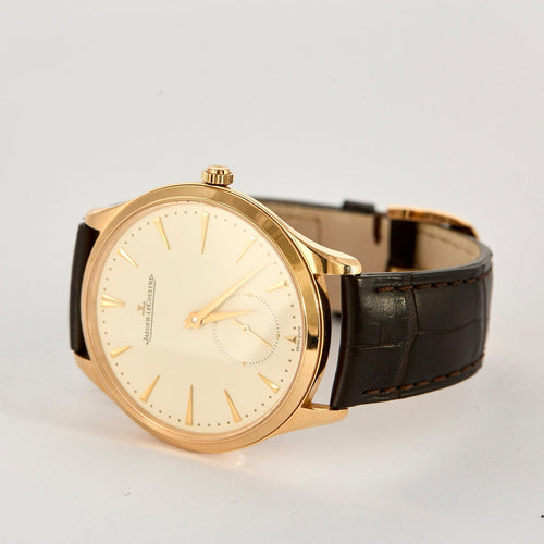 Montre JAEGER LECOULTRE - Montre Master Ultra Thin Q1272510 en or rose à remontage mécanique 58 Facettes DV0987-1