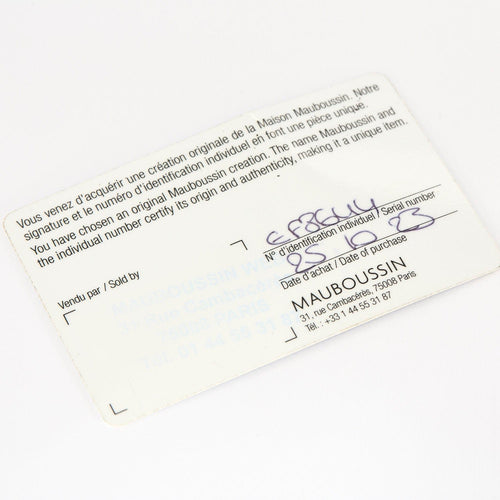 Bague 52 Mauboussin - Tu es le Sel de ma vie - Bague en or gris et diamants 58 Facettes DV13388-1-52-1