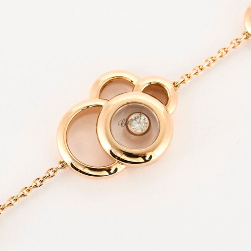 Bracelet CHOPARD - Happy Diamonds - Bracelet en rose et diamant 58 Facettes DV0998-3